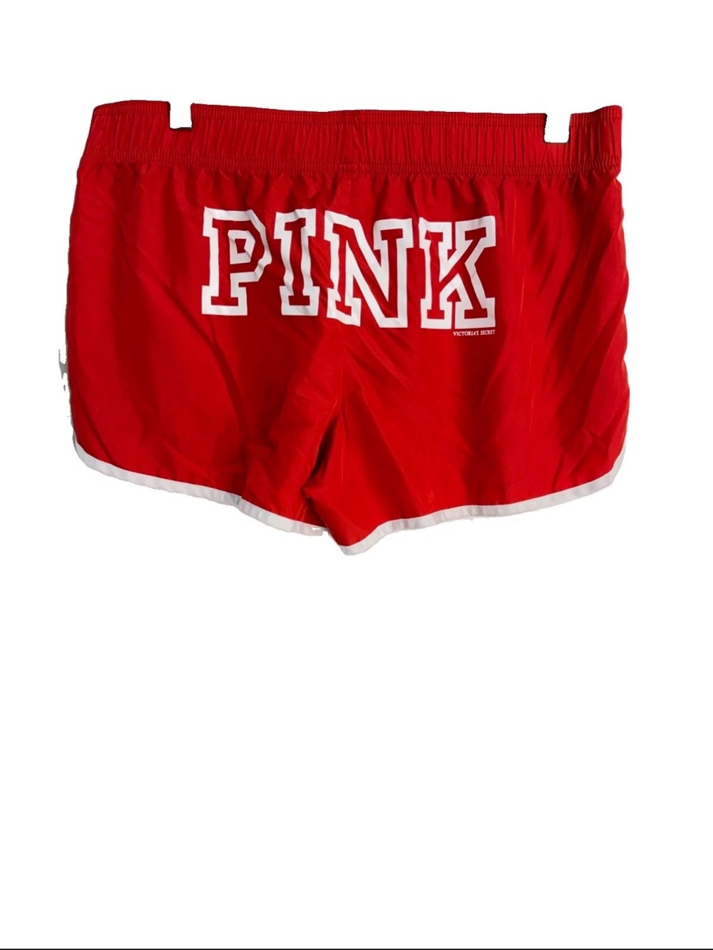 PINK Victoria's Secret Red Graphic Logo Shorts Mini Y2K Women's Size M